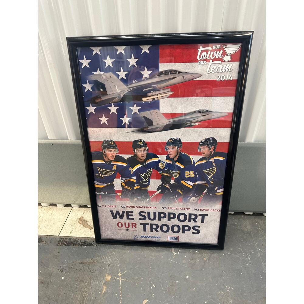 Nhl Hockey st louis blues Hockey frame glass 2014 picture sports